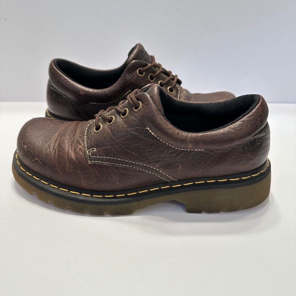 Dr. Martens 11273 Mens Brown Leather Oxford Lug Sole Shoes Size 11 US 10 UK